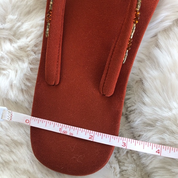Beaded Orange Sandals, Quite Comfortable - Picture 15 of 15